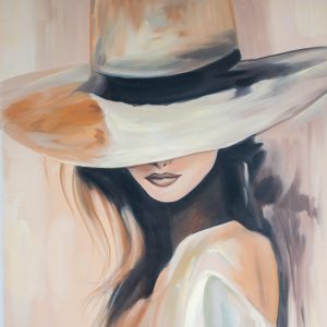 Shadowed Elegance Portrait
