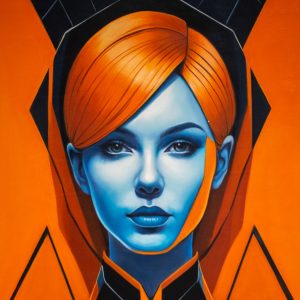 Vibrant Geometric Gaze