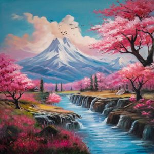 Fuji Cherry Blossom Vista