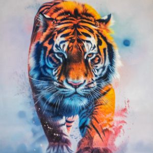 Vibrant Tiger Stride