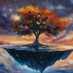 Vibrant Celestial Island