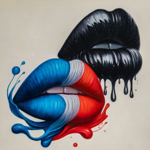 Tricolor & Noir Lips