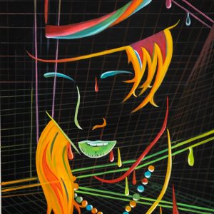 Vibrant Echoes Portrait