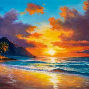 Tropical Sunset Serenity