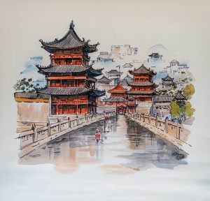 Crimson Pagoda Waterway