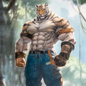 White Tiger Jungle Guardian