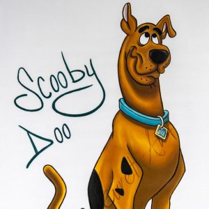 Friendly Scooby-Doo Art Print