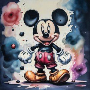 Mickey's Vibrant Dreamscape