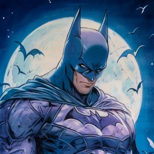 Moonlit Vigil Batman Print