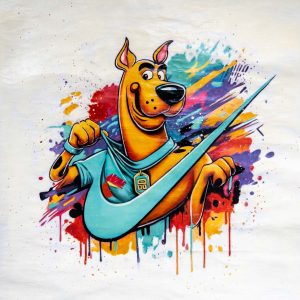 Vibrant Scooby Splash Art