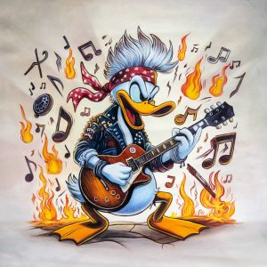 Rockstar Donald Duck